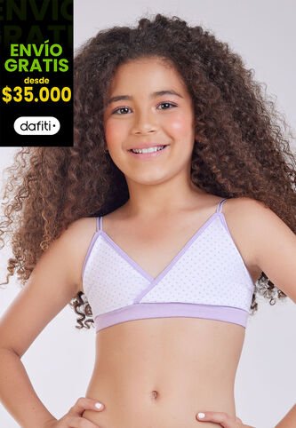 Brasier Infantil Lila Tech FI 33841 Formas Intimas