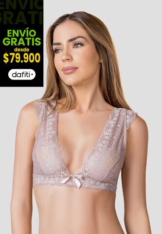 Bralette Mujer Rosa FI 100828 Formas Intimas