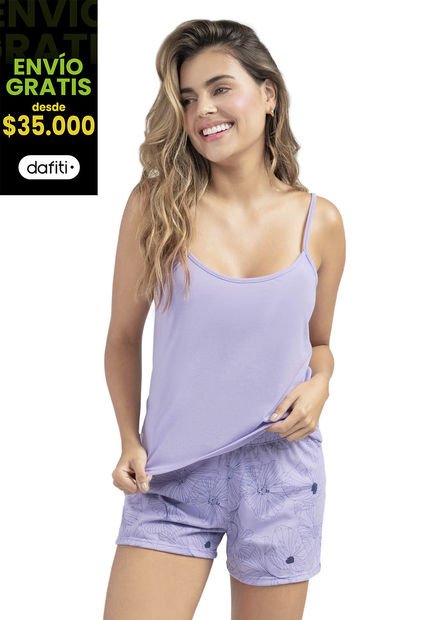 Pijama Mujer Lila FI 9951