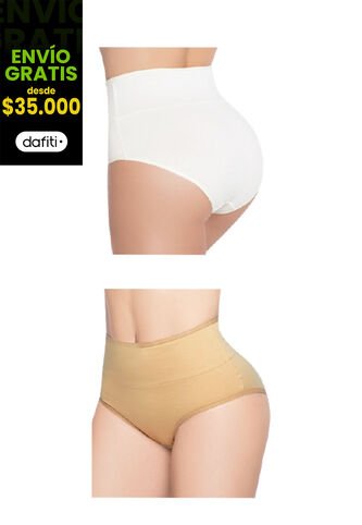 Cachetero Paq X2 Adulto Caramelo/Marfil FI 69007 Formas Intimas