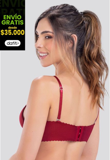 Brasier Mujer Vino FI 16968