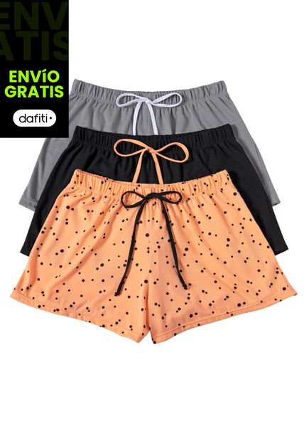 Short Paq X3 Mujer Multicolor FI 32784