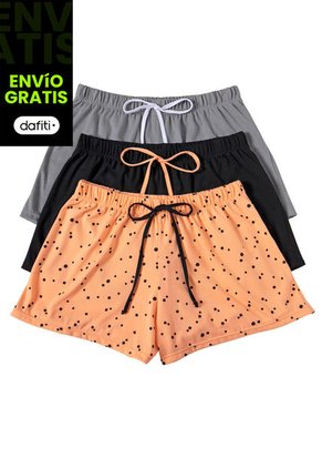 Short Paq X3 Mujer Multicolor FI 32784