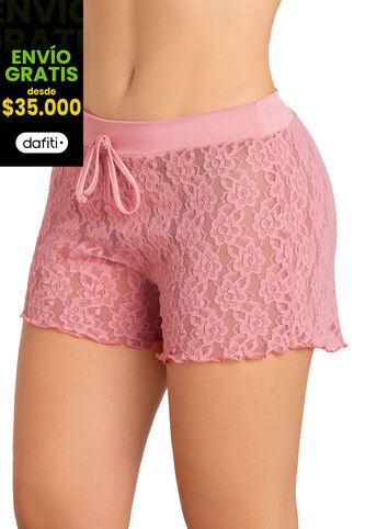 Short Mujer Rosa FI 86987 Formas Intimas