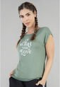 Camiseta Mujer Verde Oliva FI 92714 de Formas Intimas