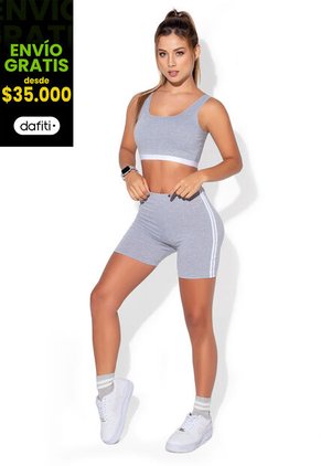 Conjunto Mujer Gris FI 89333