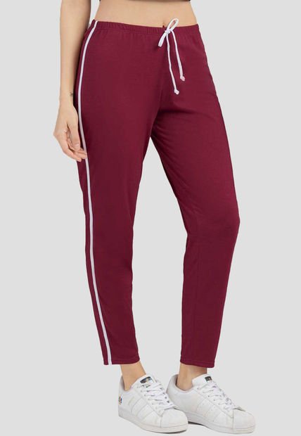 Pantalón Pijama Mujer Vinotinto Fi 3331