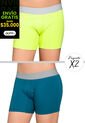 Bóxer Paq X2 Infantil Verde FI 79034 de Formas Intimas