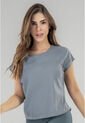 Camiseta Mujer Azul Acero FI 16981 de Formas Intimas