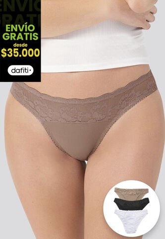 Panty Mujer Mocca FI 96634 Formas Intimas