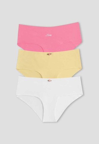 Tanga Paq X3 Mujer Rosado-Amarillo Fi 115695 Formas Intimas