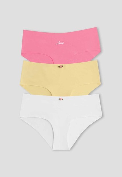 Tanga Paq X3 Mujer Rosado-Amarillo Fi 115695