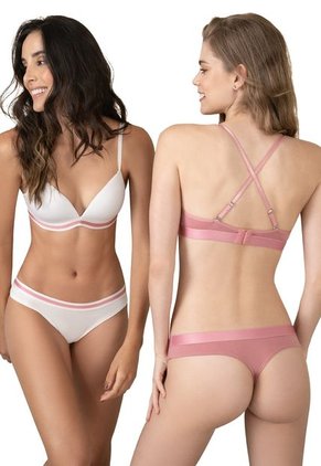 Brasilera Paq X2 Para Mujer Multicolor FI
