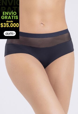 Cachetero Mujer Negro FI 88164 Formas Intimas