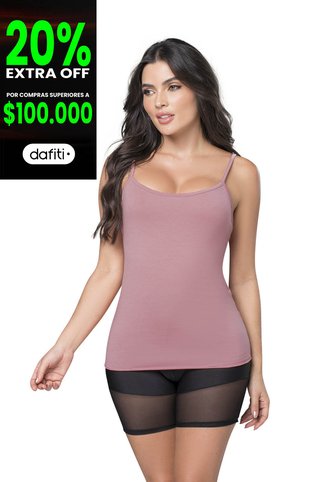 Camisilla Interior Mujer Rosa FI 3248 Formas Intimas