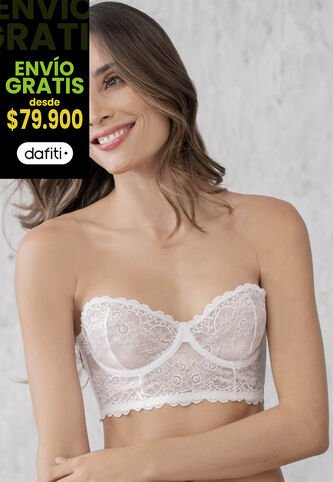 Bralette Mujer Blanco FI 5413 Formas Intimas