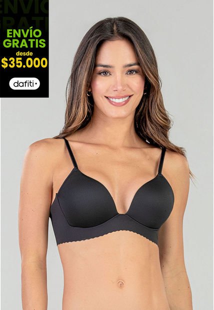 Brasier Mujer Negro FI 16968