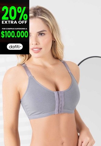 Brasier Gris Medio FI 76148 Formas Intimas