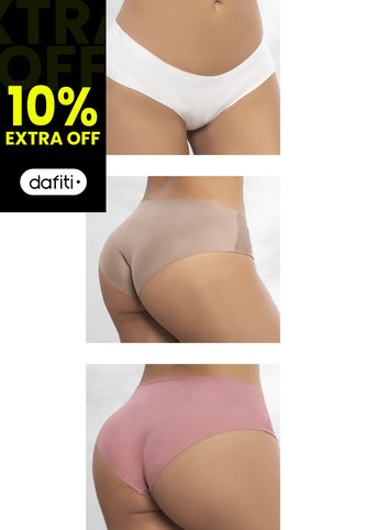 Cachetero Paq X5 Mujer Multicolor FI 3278 Formas Intimas