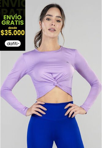 Crop Top Mujer Lila Tech FI 79205 Formas Intimas