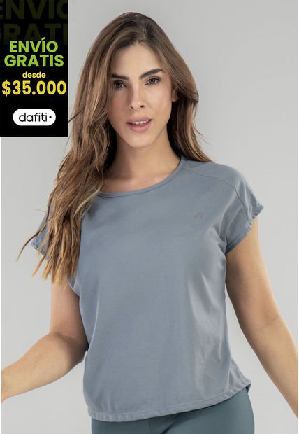 Camiseta Mujer Azul Acero FI 16981
