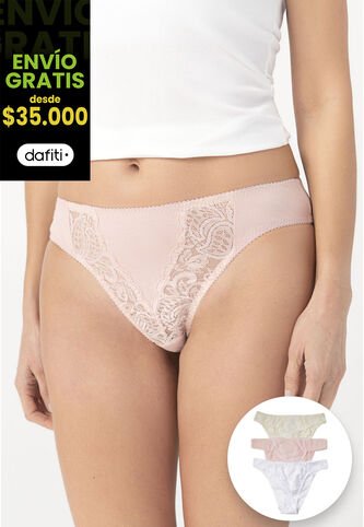 Panty Mujer Palo De Rosa Claro FI 96588 Formas Intimas