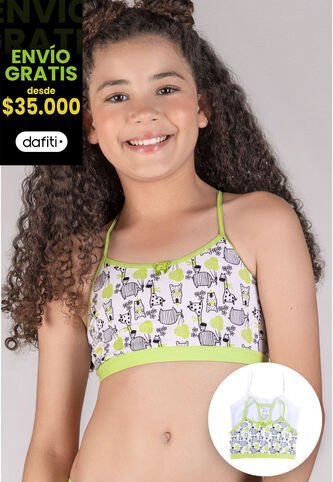 Top Paq X2 Infantil Lima FI 79155 Formas Intimas