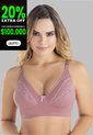 Brasier Mujer Palo De Rosa FI 41241 de Formas Intimas
