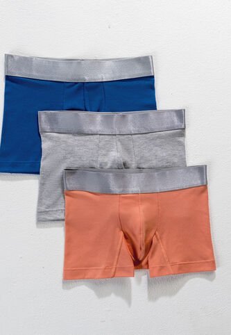 Bóxer Paq X3 Infantil Multicolor FI 4676 Formas Intimas