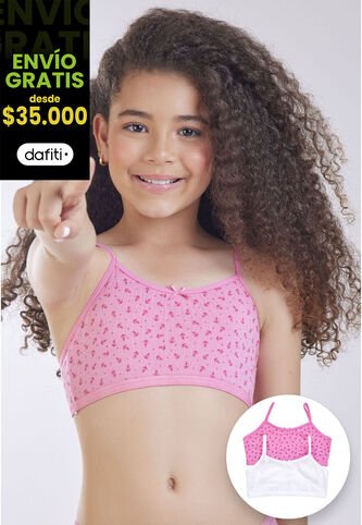 Top Paq X2 Infantil Rosado FI 96330 Formas Intimas