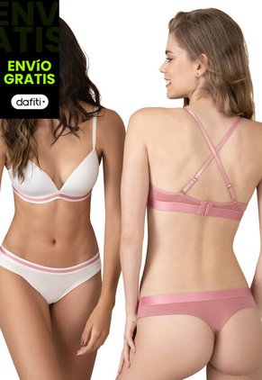 Brasier Paq X2 Para Mujer Multicolor FI
