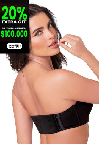 Brasier Mujer Negro FI 34863 Formas Intimas