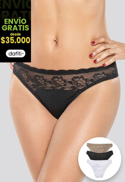 Panty Mujer Negro FI 96634