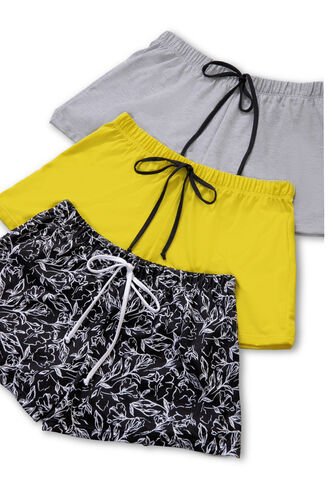 Short Paq X3 Mujer Multicolor FI 33583 Formas Intimas