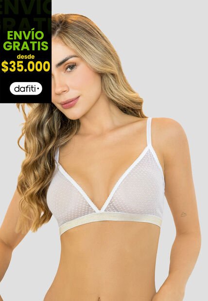 Bralette Mujer Blanco Fi 112786