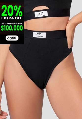 Panty Mujer Negro FI 101531 Formas Intimas