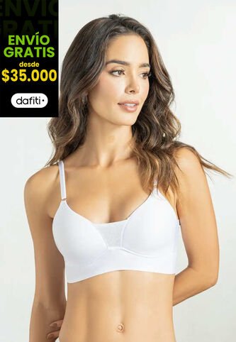 Brasier Mujer Blanco Fi 107101 Formas Intimas