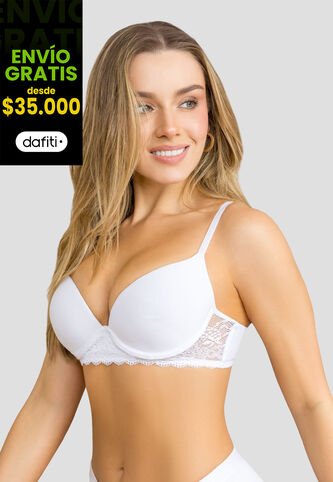 Brasier Mujer Blanco Fi 111892 Formas Intimas