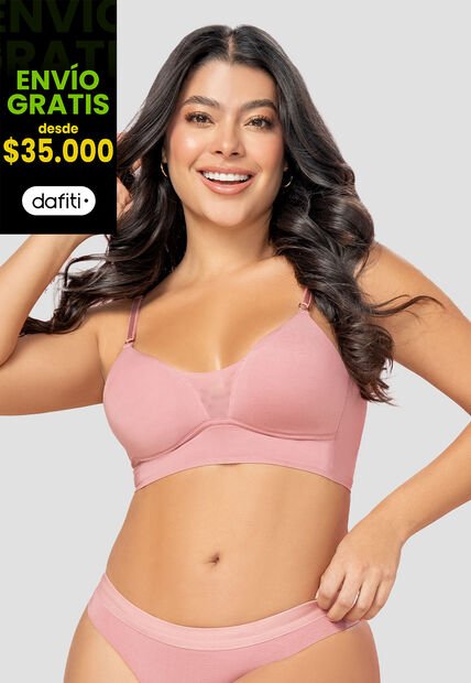 Brasier Mujer Palo De Rosa Fi 107101