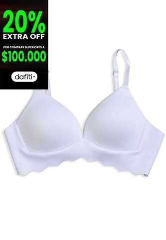 Brasier Mujer Blanco FI 1618 Formas Intimas