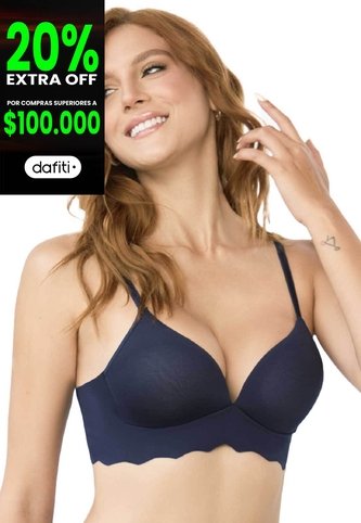 Brasier Mujer Azul Navy FI 1618 Formas Intimas