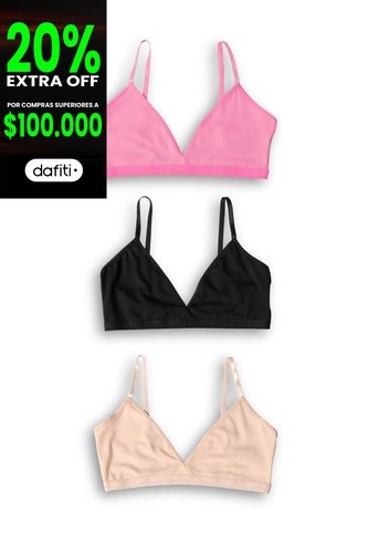 Top Paq X3 Multicolor2 FI 96396 Formas Intimas