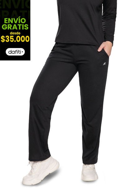 Pantalón Mujer Negro Fi 4157