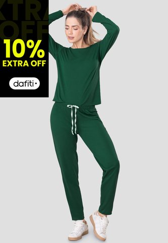 Conjunto Mujer Verde Pino Fi 110511 Formas Intimas