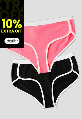 Cachetero Paq X2 Mujer Multicolor Fi 104689 Formas Intimas
