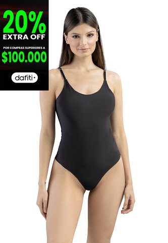 Body Mujer Negro FI 3326 Formas Intimas