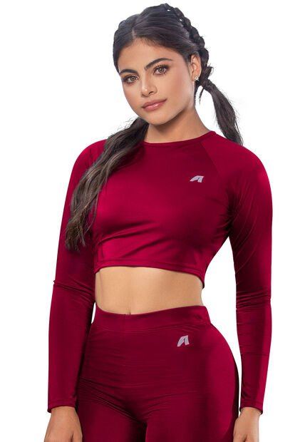Crop Top Mujer Rojo FI 86997