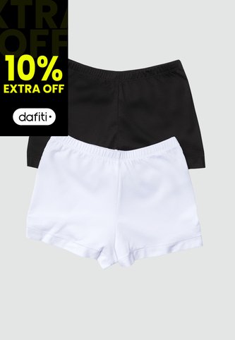 Cachetero Paq X2 Mujer Bicolor Blanco/Negro FI 96216 Formas Intimas