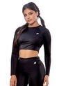 Crop Top Mujer Negro FI 86997 de Formas Intimas