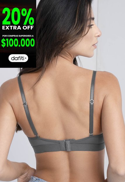 Brasier Mujer Gris Medio FI 77787